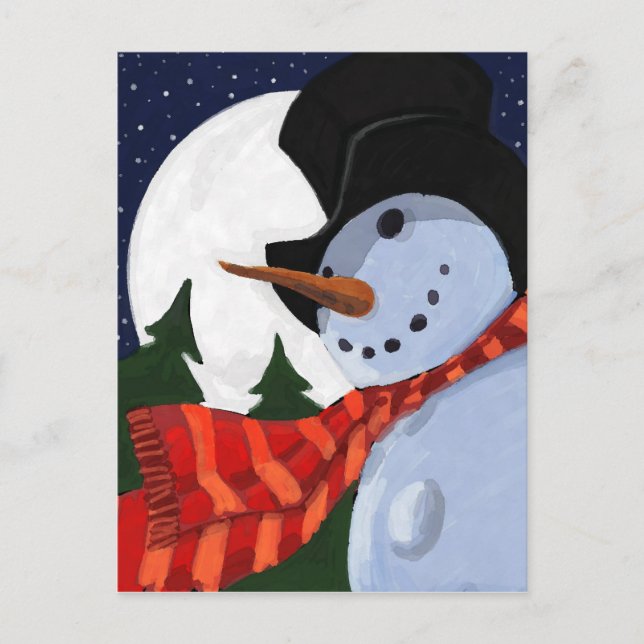 SNOWMAN POSTKARTE (Vorderseite)