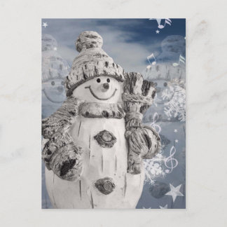 Snowman Postkarte