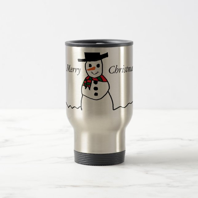 Snowman Reisebecher (Mittel)
