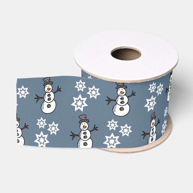 Snowman Ripsband (Spule)