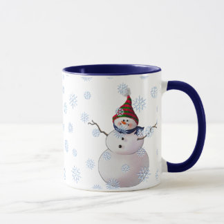 SNOWMAN, SCHAL u. STRUMPF-KAPPE durch SHARON Tasse