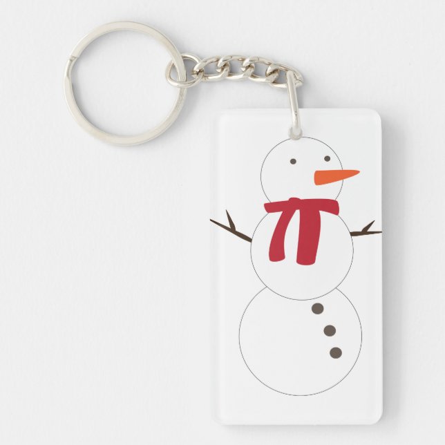 Snowman Schlüsselanhänger (Vorderseite)