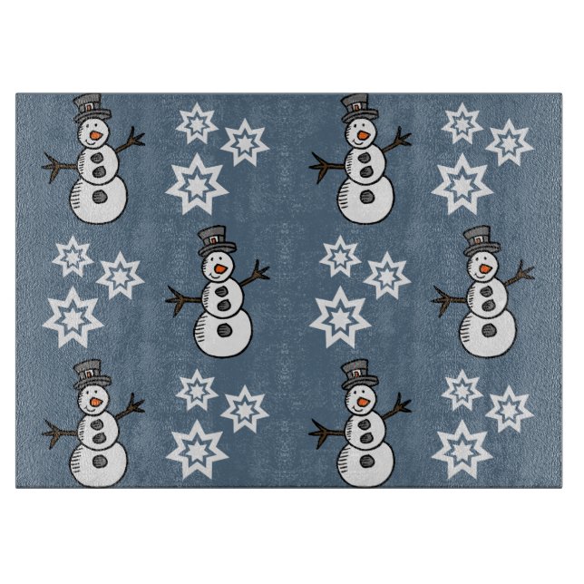 Snowman Schneidebrett (Vorderseite)