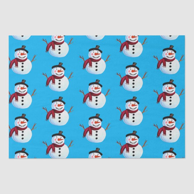 Snowman Seidenpapier (Vorderseite)