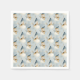 Snowman Serenade Serviette