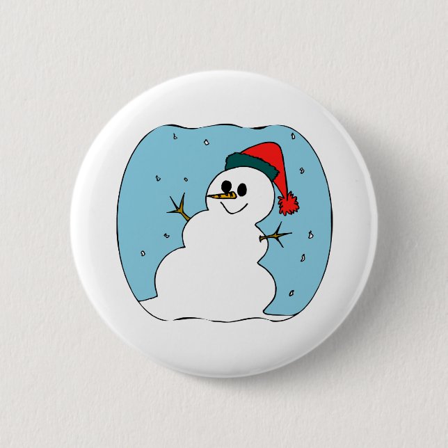 Snowman Shape Button (Vorderseite)