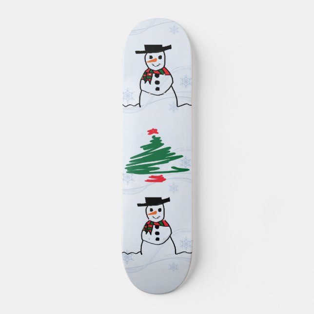 Snowman Skateboard (Vorderseite)