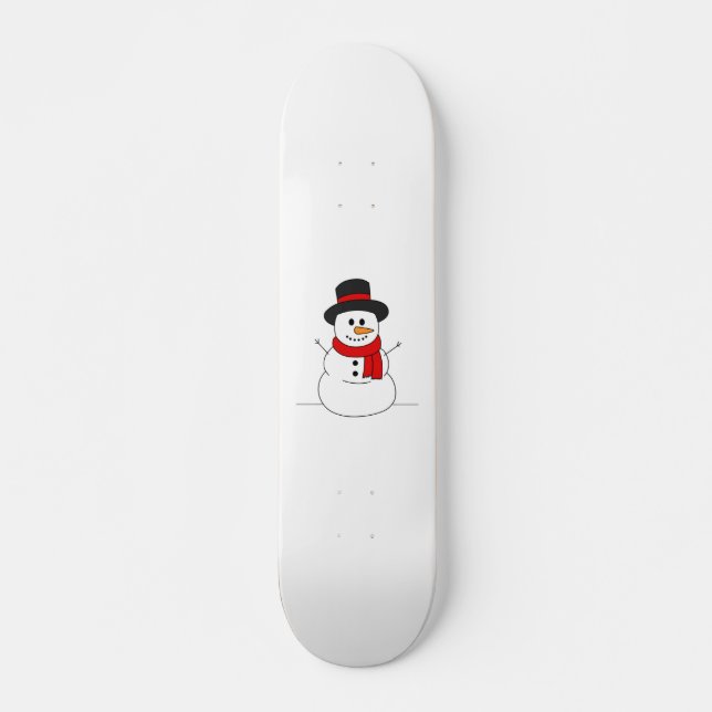 Snowman Skateboard (Vorne)