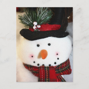 Snowman Smile Postkarte