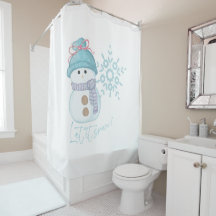 Snowman Snowflake Let it Snow Winter