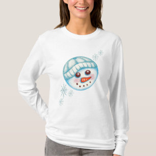 Snowman Snowflake T - Shirt