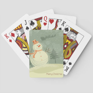 Snowman Spielkarten