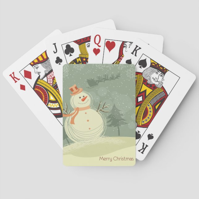 Snowman Spielkarten (Rückseite)