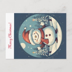 Snowman Sprichwort Heiligen Postkarte