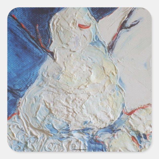 Snowman Sticker (Vorderseite)