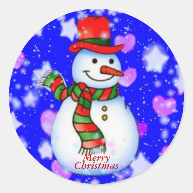 Snowman Sticker (Vorderseite)