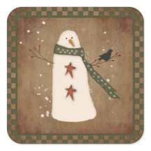 Snowman-Sticker