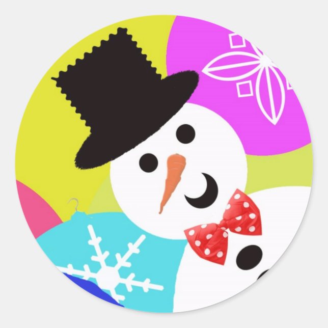 Snowman Stickers (Vorderseite)