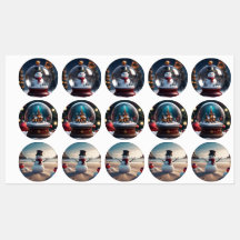 Snowman Stickers