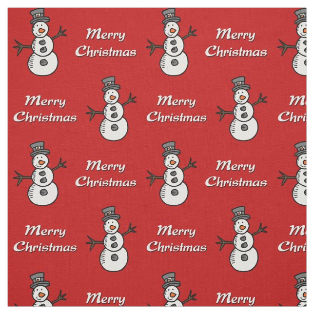 Snowman Stoff (Muster)