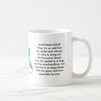 Snowman-Suppen-Gedicht-Tasse Kaffeetasse