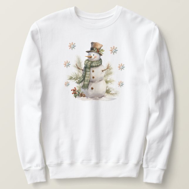 Snowman Sweatshirt (Design vorne)