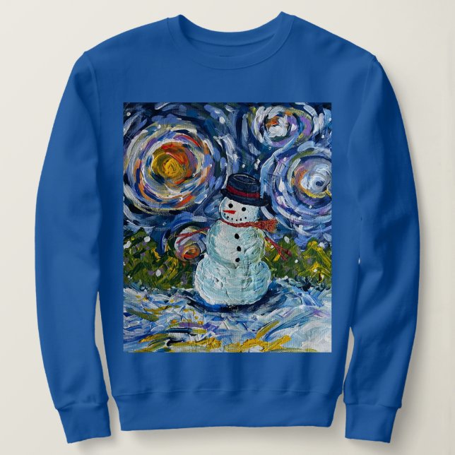 Snowman Sweatshirt (Design vorne)