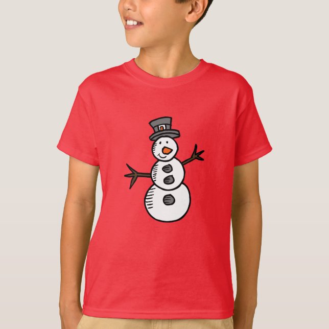Snowman T-Shirt (Vorderseite)