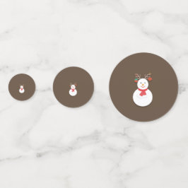 Snowman Table Confetti Konfetti