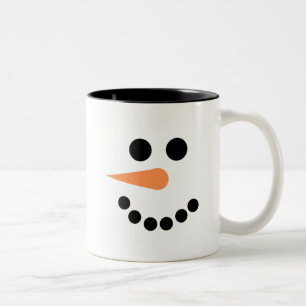 Snowman-Tasse Seinen Winterurlaub Zweifarbige Tasse