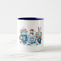 Snowman-Tasse