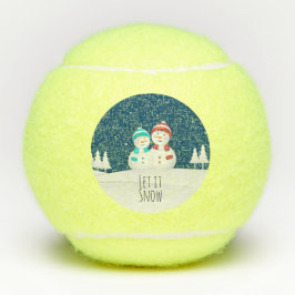 Snowman Tennisbälle