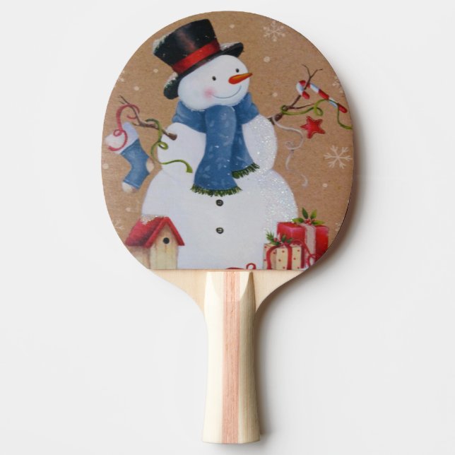 Snowman Tischtennis Schläger (Vorderseite)