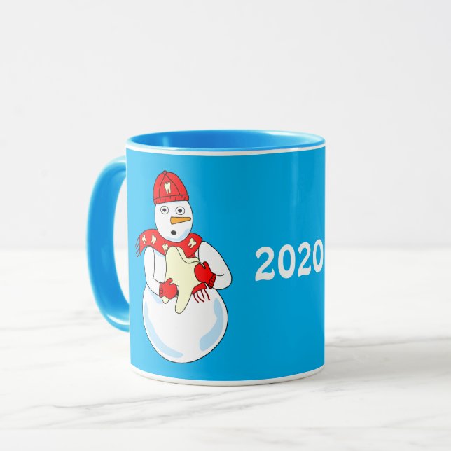 Snowman Tooth Tasse (Vorderseite Links)