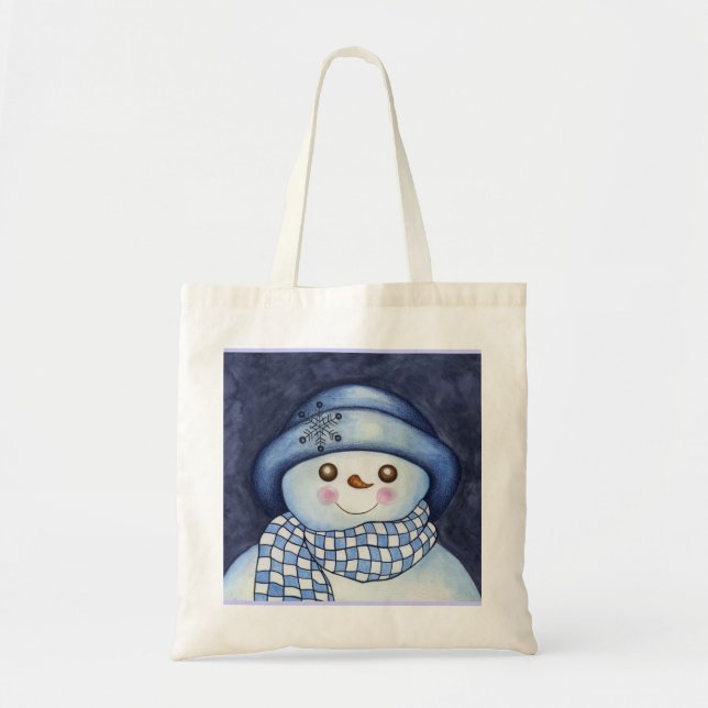 Snowman Tote Bag Tragetasche (Vorne)