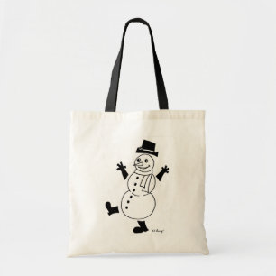 Snowman Tote Bag Tragetasche