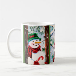 Snowman- u. Kardinalsfreunde Schale Tasse