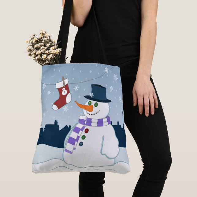 Snowman u. Strumpf-Weihnachten (Von Nahem)