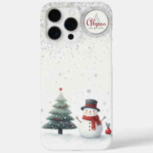Snowman und Evergreen iPhone 16 Pro Max Hülle