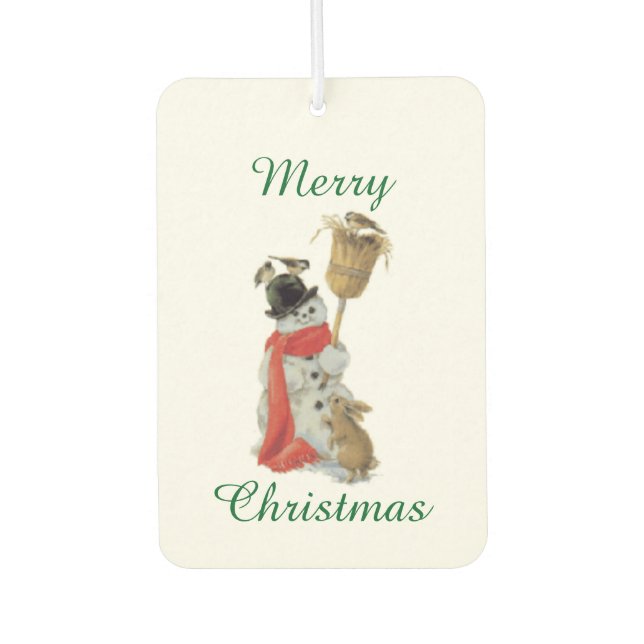 Snowman und Freunde Autolufterfrischer (Vorderseite)