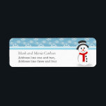 Snowman und Snowflakes Custom Christmas<br><div class="desc">Niedliche Weihnachtsfeiertage mit Schneeflocken und Snowman-Design,  leicht zu gestalten mit eigenen Details.</div>
