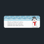 Snowman und Snowflakes Custom Christmas<br><div class="desc">Niedliche Weihnachtsfeiertage mit Schneeflocken und Snowman-Design,  leicht zu gestalten mit eigenen Details.</div>