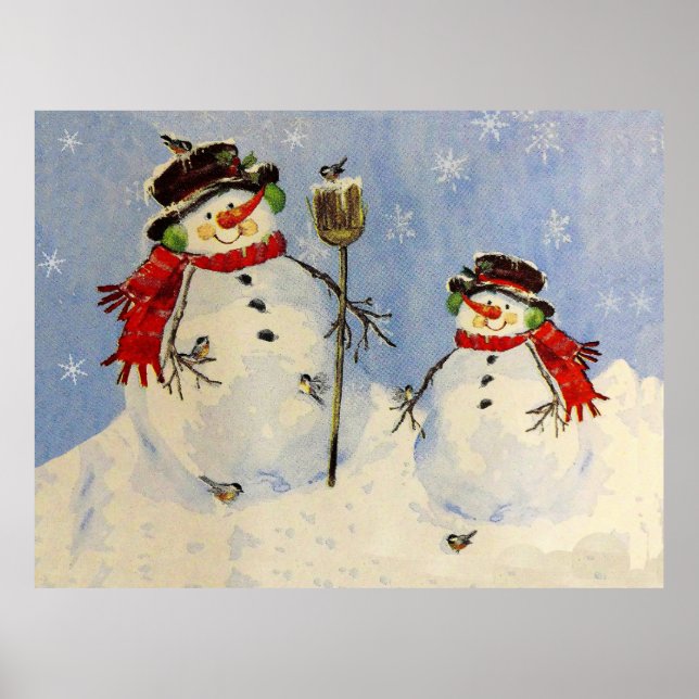 Snowman und Son Poster (Vorne)