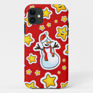 Snowman und Sterne, iPhone 5 Fall Case-Mate iPhone Hülle
