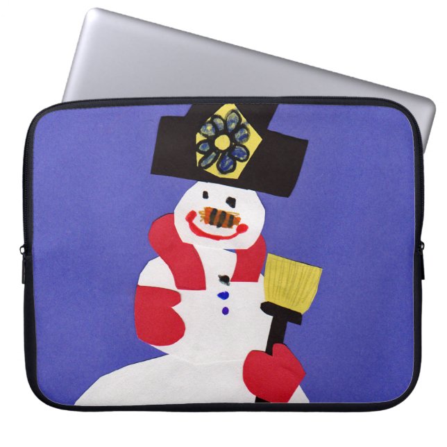 Snowman von VictoriaShaylee Laptopschutzhülle (Vorderseite)