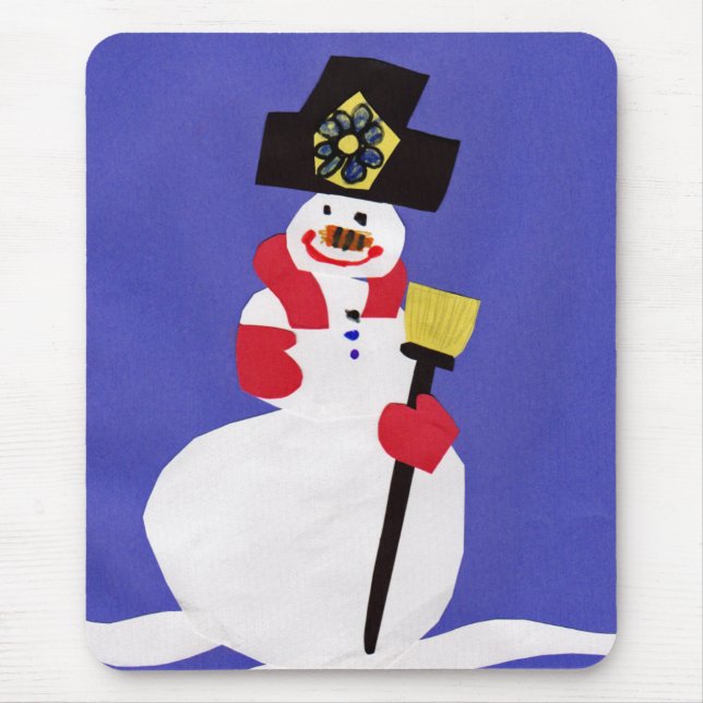 Snowman von VictoriaShaylee Mousepad (Vorne)