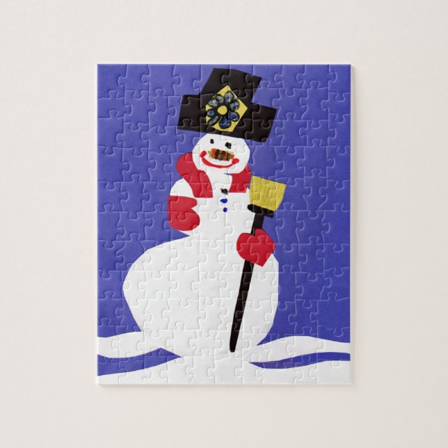 Snowman von VictoriaShaylee Puzzle (Vertikal)