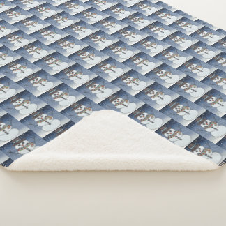 Snowman w/BG - Sherpa Blanket Sherpadecke