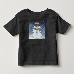 Snowman w/BG (vivid) - Kleinkind T - Shirt