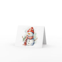 Snowman Watercolor